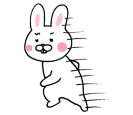 Reaction sticker of snaggletooth rabbit sticker #4035234