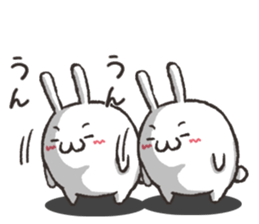 Even if it's small, rabbit. sticker #4035729