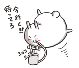 Even if it's small, rabbit. sticker #4035757