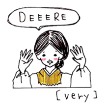 Hida dialec & cookingcoat kimono english sticker #4035868