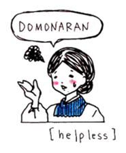 Hida dialec & cookingcoat kimono english sticker #4035869