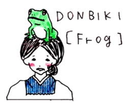 Hida dialec & cookingcoat kimono english sticker #4035886