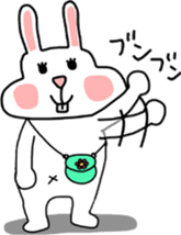 Bear and rabbi sticker #4036090