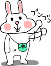 Bear and rabbi sticker #4036090