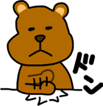 Bear and rabbi sticker #4036094