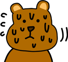 Bear and rabbi sticker #4036095