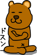 Bear and rabbi sticker #4036097