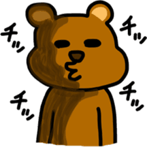 Bear and rabbi sticker #4036107