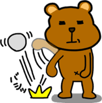 Bear and rabbi sticker #4036113