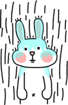 Bear and rabbi sticker #4036119