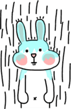 Bear and rabbi sticker #4036119