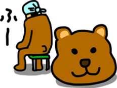 Bear and rabbi sticker #4036126