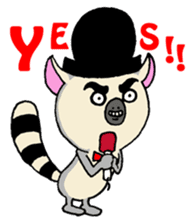 MC Ring tailed lemur sticker #4036569