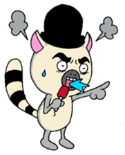MC Ring tailed lemur sticker #4036601