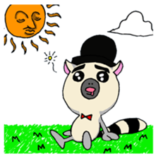 MC Ring tailed lemur sticker #4036606