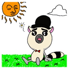 MC Ring tailed lemur sticker #4036606