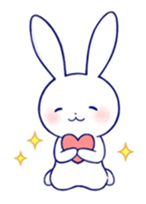 The rabbit get lonely easily 4(English) sticker #4036657