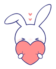 The rabbit get lonely easily 4(English) sticker #4036668