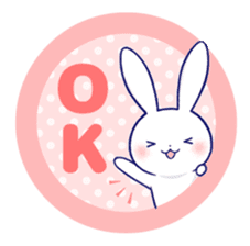 The rabbit get lonely easily 4(English) sticker #4036681