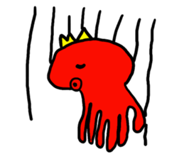 Mr. octopus from CHURUMOKOKO sticker #4036693