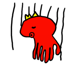 Mr. octopus from CHURUMOKOKO sticker #4036693