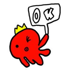 Mr. octopus from CHURUMOKOKO sticker #4036694
