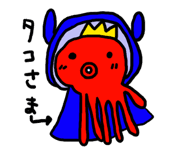 Mr. octopus from CHURUMOKOKO sticker #4036699