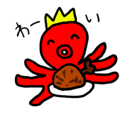 Mr. octopus from CHURUMOKOKO sticker #4036701