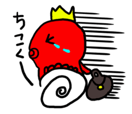 Mr. octopus from CHURUMOKOKO sticker #4036702