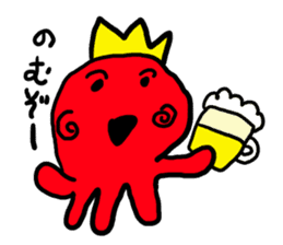 Mr. octopus from CHURUMOKOKO sticker #4036708
