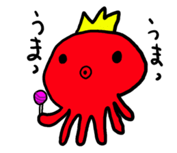 Mr. octopus from CHURUMOKOKO sticker #4036710