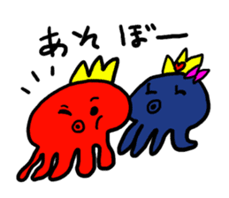 Mr. octopus from CHURUMOKOKO sticker #4036712
