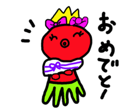 Mr. octopus from CHURUMOKOKO sticker #4036721