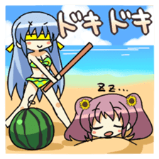 Cute swimsuit girl Marin and Natsumi sticker #4037106