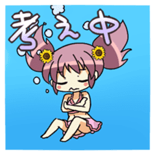 Cute swimsuit girl Marin and Natsumi sticker #4037133