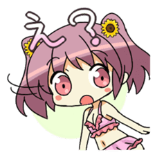 Cute swimsuit girl Marin and Natsumi sticker #4037134