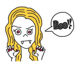 Pretty girls and cat sticker #4037464