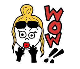 Pretty girls and cat sticker #4037480