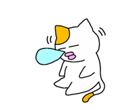 so sleepy cat 1 (English ver.) sticker #4037617