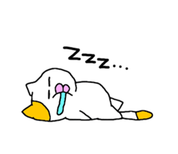 so sleepy cat 1 (English ver.) sticker #4037618