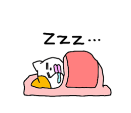 so sleepy cat 1 (English ver.) sticker #4037621