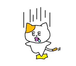 so sleepy cat 1 (English ver.) sticker #4037628