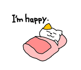 so sleepy cat 1 (English ver.) sticker #4037629