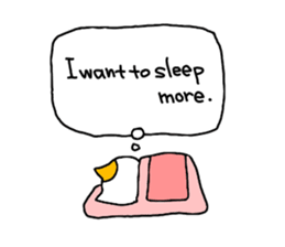 so sleepy cat 1 (English ver.) sticker #4037631
