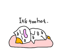 so sleepy cat 1 (English ver.) sticker #4037635