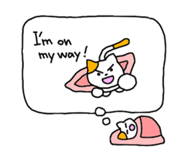 so sleepy cat 1 (English ver.) sticker #4037641