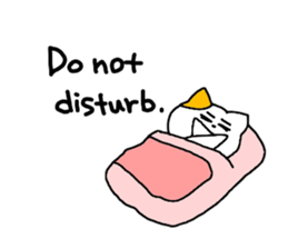 so sleepy cat 1 (English ver.) sticker #4037642