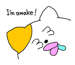 so sleepy cat 1 (English ver.) sticker #4037648