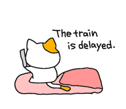 so sleepy cat 1 (English ver.) sticker #4037653