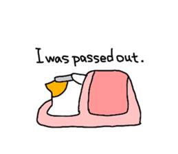 so sleepy cat 1 (English ver.) sticker #4037654